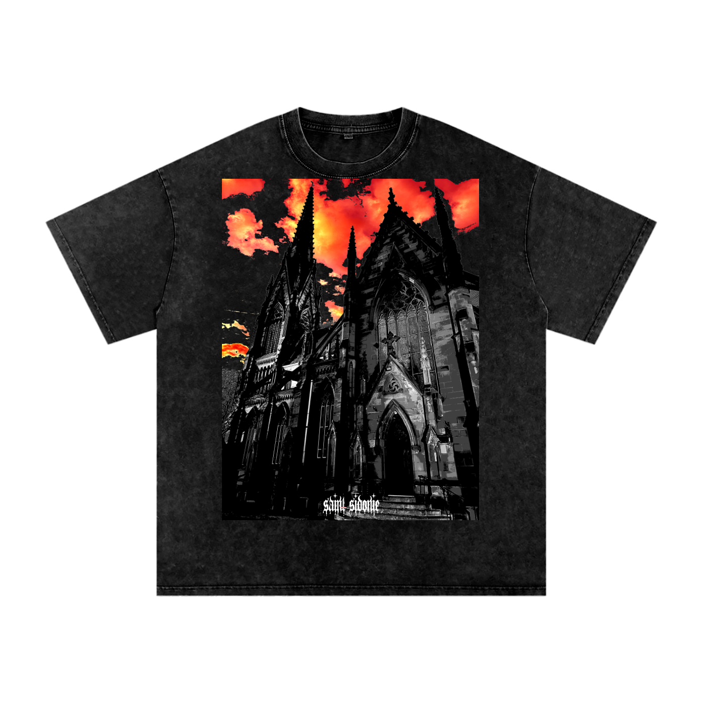 CRIMSON CLOUDS Oversized T-Shirt – SAINT SIDONIE