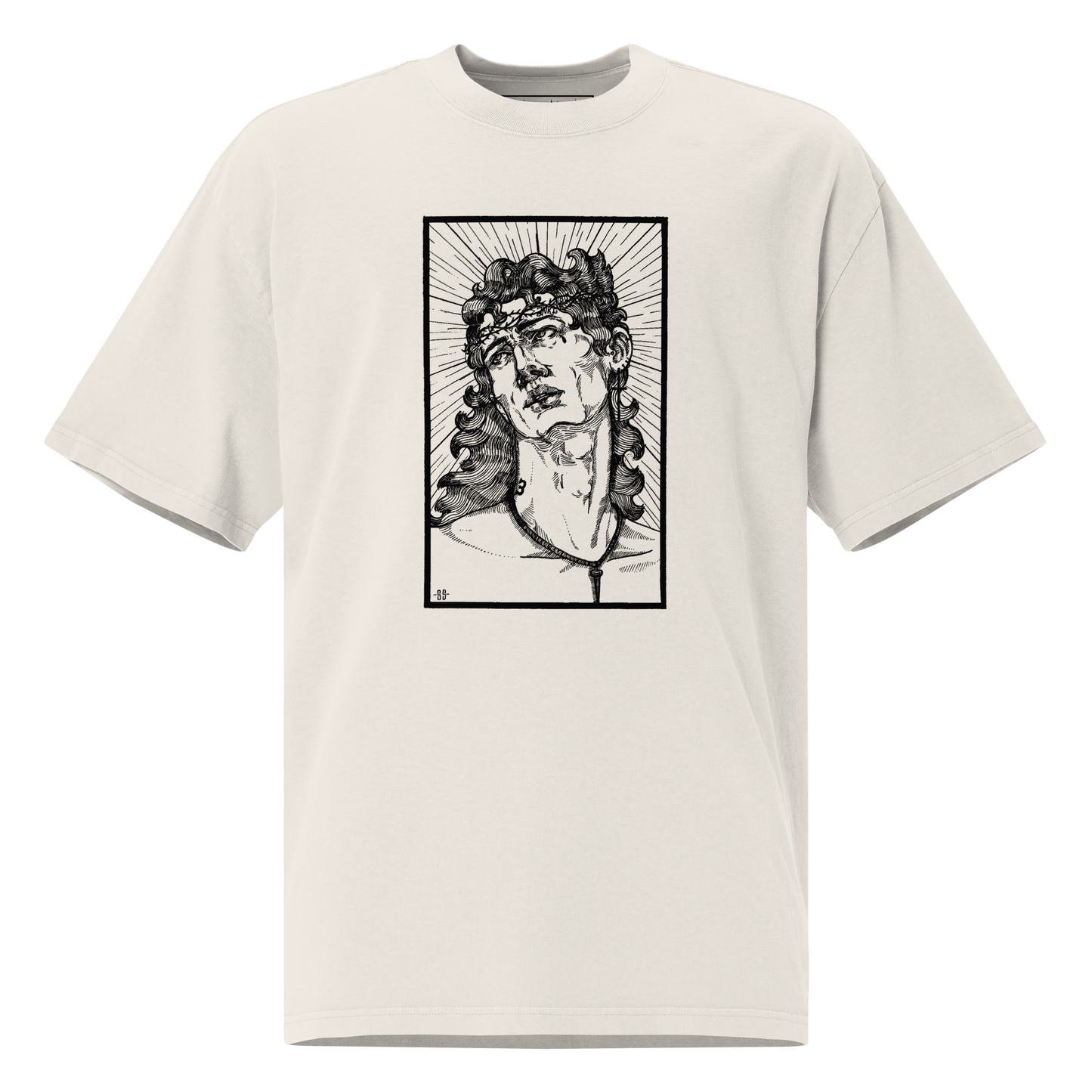 CELESTIAL ROCK GOD Oversized faded t-shirt Light